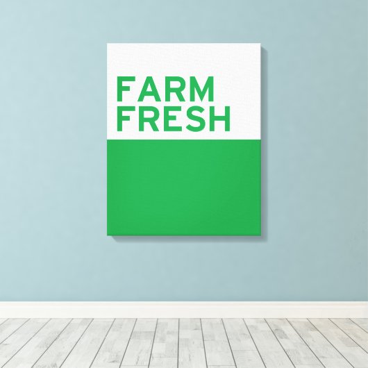 Fresh Leinwanddruck (Insitu (Holzboden))