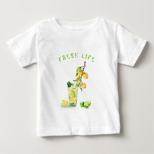 Fresh Lemon Baby T - Shirt Lemonade (Vorderseite)