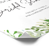 Fresh Lemon Brautparty Begrüßungszeichen Poster (Ecke)