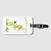 Fresh Lemon Drink Gepäckmarke - Benutzerdefinierte Gepäckanhänger (Vorderseite (Horizontal))