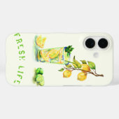 Fresh Lemon Drink iPhone Case (Rückseite (Horizontal))