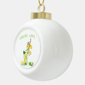 Fresh Lemon Drink Lemons Weihnachtsschmuck Keramik Kugel-Ornament (Rechts)