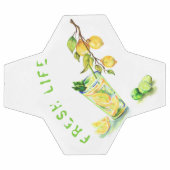 Fresh Lemon Drink Soccer Ball - Benutzerdefinierte (Flach)