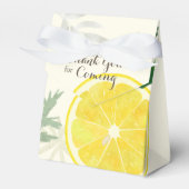 Fresh Lemon Favor Box Geschenkschachtel (Vorderseite)