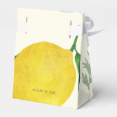 Fresh Lemon Favor Box Geschenkschachtel (Rückseite)