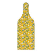 Fresh Lemon Floral Botanical Pattern  Schneidebrett (Vorderseite)