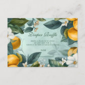 Fresh Lemon Grove Baby Shower Diapper Raffle Begleitkarte (Vorderseite)