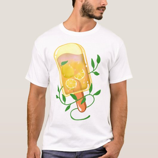 Fresh Lemon Ice Pop T-Shirt (Vorderseite)