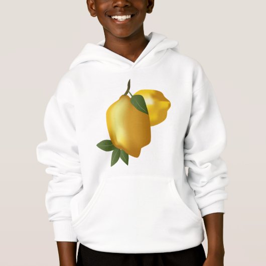 Fresh Lemon Illustration Hoodie (Vorderseite)