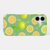Fresh Lemon & Lime Citrus Phone Case iPhone 16 Hülle (Rückseite (Horizontal))