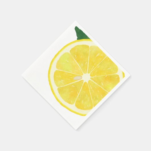 Fresh Lemon Paper Napkin Serviette (Ecke)