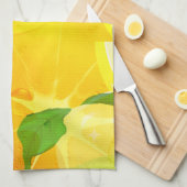 Fresh Lemon Slices Kitchtuch Geschirrtuch (Viertel Falte)