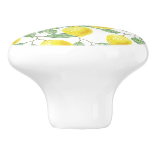 Fresh Lemon Tree Mit Monogramm Deco Gifts New Lemo Keramikknauf (Seitenansicht)