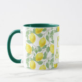 Fresh Lemon Tree Mit Monogramm Deco Gifts New Lemo Tasse (Links)