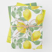 Fresh Lemon Wrapping Paper Set Geschenkpapier Set (Beispiel)