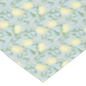 Fresh lemon yellow citrus tischdecke (Schrägansicht)