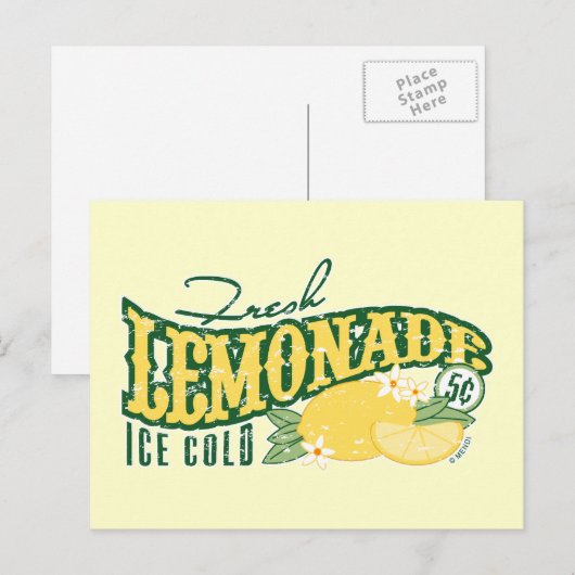 Fresh Lemonade Postcard Postkarte (Vorne/Hinten)