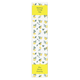 Fresh Lemons Family Dining Personalisieren Kurzer Tischläufer