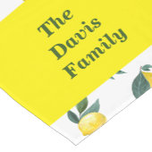Fresh Lemons Family Dining Personalisieren Kurzer Tischläufer (Ecke)