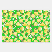 Fresh Lemons Geschenkpapier Set (Vorderseite)