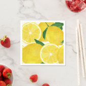 Fresh Lemons Paper Napkin Serviette (Beispiel)