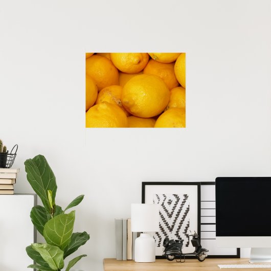 Fresh Lemons Poster (Heimbüro)
