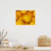 Fresh Lemons Poster (Küche)