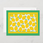 Fresh Lemons Postkarte (Vorne/Hinten)