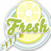 Fresh Lemons Sticker (Vorderseite)
