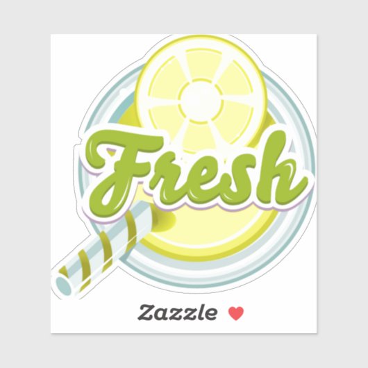 Fresh Lemons Sticker (Blatt)