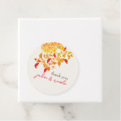 Fresh Lemony Liebe Citrus Foliage Hochzeit Geschenkanhänger (Beispiel)