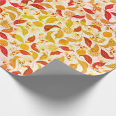 Fresh Lemony Liebe Citrus Foliage Hochzeit Geschenkpapier (Ecke)