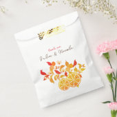 Fresh Lemony Liebe Citrus Foliage Hochzeit Geschenktütchen (Versiegelt)