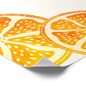 Fresh Lemony Liebe Citrus Foliage Hochzeit Poster (Ecke)