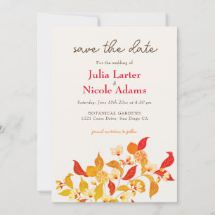 Fresh Lemony Liebe Citrus Foliage Hochzeit Save The Date