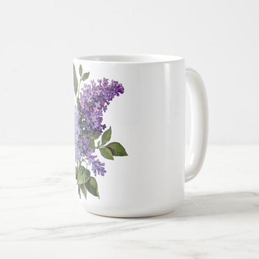 Fresh Lilacs - Französische Wohngestaltung Kaffeetasse (VorderseiteRechts)