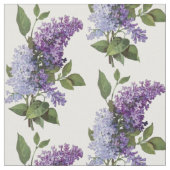 Fresh Lilacs - Französische Wohngestaltung Stoff (Nahaufnahme)