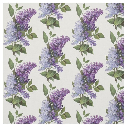 Fresh Lilacs - Französische Wohngestaltung Stoff (Muster)