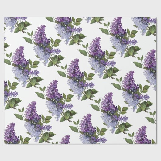 Fresh Lilacs Geschenkpapier (Flach)