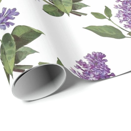 Fresh Lilacs Geschenkpapier (Rolleneckpunkt)
