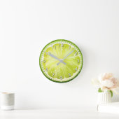 Fresh Limon Slice S01 Runde Wanduhr (Zuhause)