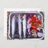 Fresh Mackerel Postcard Postkarte (Vorne/Hinten)