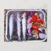 Fresh Mackerel Postcard Postkarte (Vorderseite)