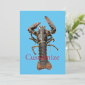 Fresh Maine Hummer Thunder_Cove Einladung (Stehend Vorderseite)