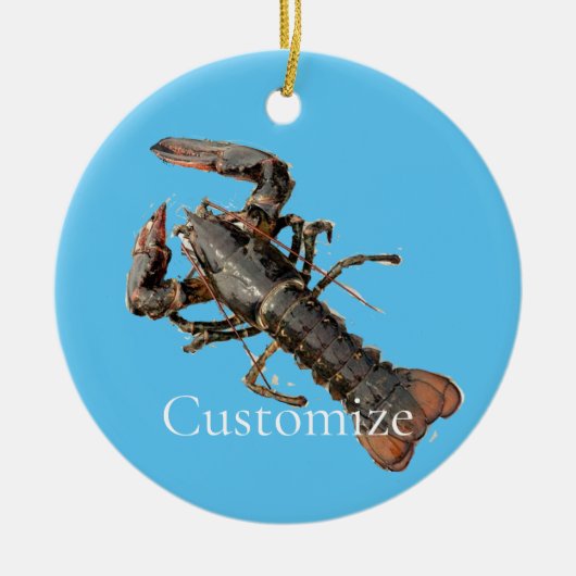 Fresh Maine Hummer Thunder_Cove Keramik Ornament (Vorne)