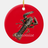 Fresh Maine Hummer Thunder_Cove Keramik Ornament (Hinten)
