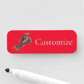 Fresh Maine Hummer Thunder_Cove Namensschild (Beispiel)