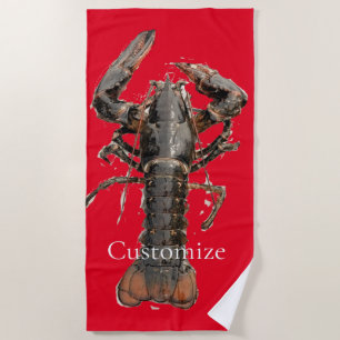 Fresh Maine Hummer Thunder_Cove Strandtuch