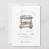 Fresh Market - Coastal Market Bridal Einladung (Vorderseite)