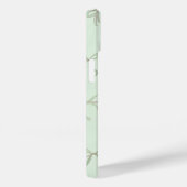 Fresh Mint Bow Pattern Case-Mate iPhone Hülle (Rückseite / Rechts)